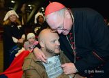 2013 Lourdes Pilgrimage - SUNDAY Cardinal Dolan Presents Malades Medals Pius X (5/71)